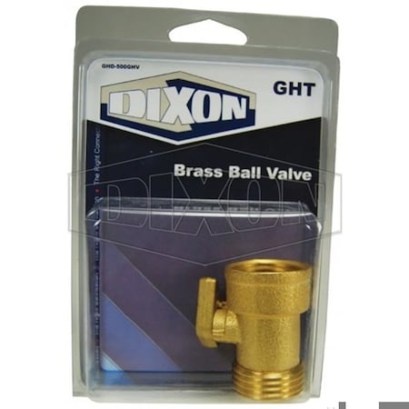 Dixon GARDEN HOSE DISPLAY-500GHV BRASS GHT GHD-500GHV
